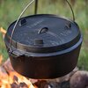 Казанок Petromax жарівня чавунна DUTCH OVEN FT12 плоске дно 10,8 л