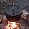 Котелок Petromax жаровня чугунная DUTCH OVEN FT18 плоское дно 16,1 л