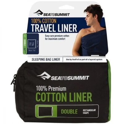 Вкладыш в спальник Sea To Summit PREMIUM COTTON TRAVEL LINER Double