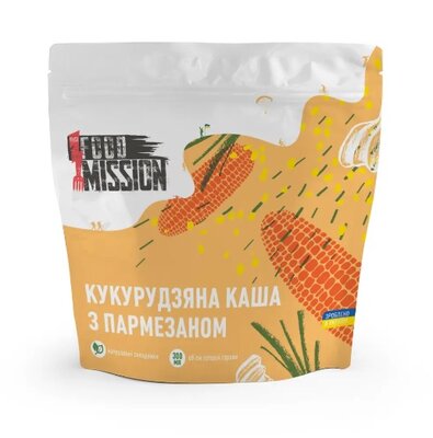 Еда быстрого приготовления Food mission	 Каша кукурудзяна з пармезаном