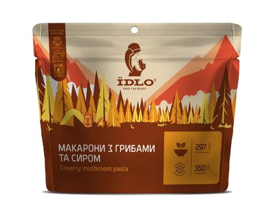 Їжа швидкого приготування IDLO Макарони з грибами і сиром