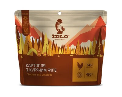 Еда быстрого приготовления IDLO Пюре картофельное  с  куриным филе