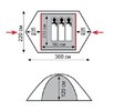 Палатка туристическая Tramp Peak 3 (v2) green