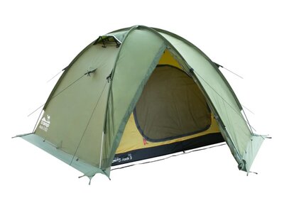 Палатка туристическая Tramp Rock 3 (v2) green