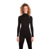 Термобелье блуза Aclima женское WarmWool 200 Mock Neck Women Jet Black