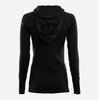 Термобілизна блуза Aclima жіноча WarmWool hoodsweater W's Jet Black
