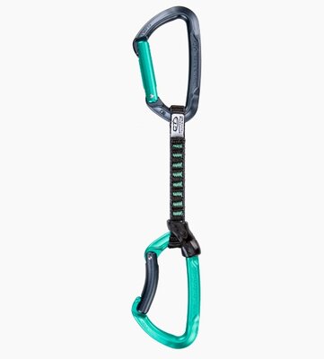 Оттяжка с карабинами Climbing Technology Lime Set DY 12 см  Grey/turq. 2E661EFB07