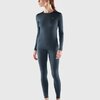 Термобелье кальсоны Fjallraven женские Bergtagen Thinwool Long Johns WMS  Black