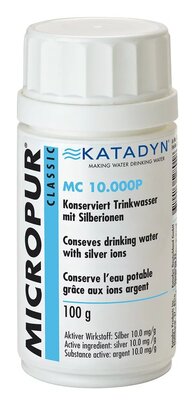 Порошок для знезараження води Katadyn Micropur Classic MC 10000P 100 гр.