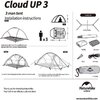 Намет туристичний Naturehike Cloud UP 3 20D