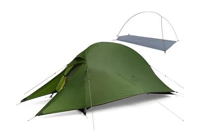 Палатка туристическая Naturehike Cloud UP 1 20D Army Green