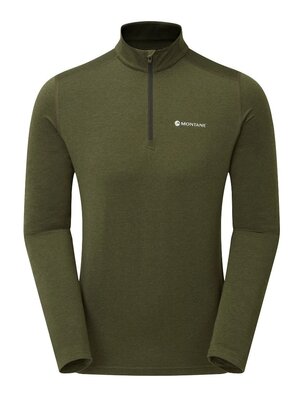 Термобілизна блуза Montane Dart Thermo Zip Neck Men's Kelp green