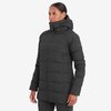 Куртка пуховая  Montane женская Women's Tundra Hooded Down Jacket Black