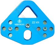 Блок-ролик Вертикаль Тандем с подшипником сталь