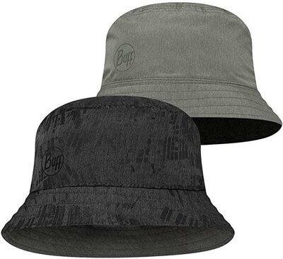 Панама Buff Travel Bucket Hat Gline black - grey