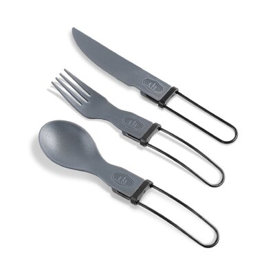 Набір столових приладів GSI Outdoors Tekk Trio Folding Cutlery Set