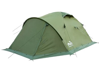Палатка туристическая Tramp Mountain 4 (V2) green