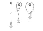 Анкерна стропа Petzl Wire Strop Steel 300