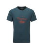 Футболка Mountain Equipment Headpoint Script Men's Tee Majolica blue ME-006627.01635 Majolica blue XXL (INT)