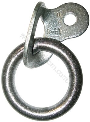 Шлямбурное ухо Крок с кольцом сталь